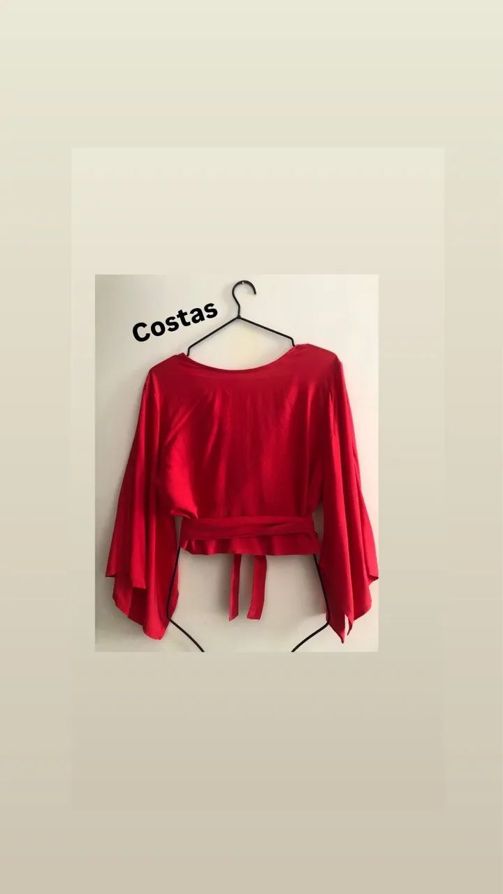 Blusa tamanho M em viscose - Foto 2