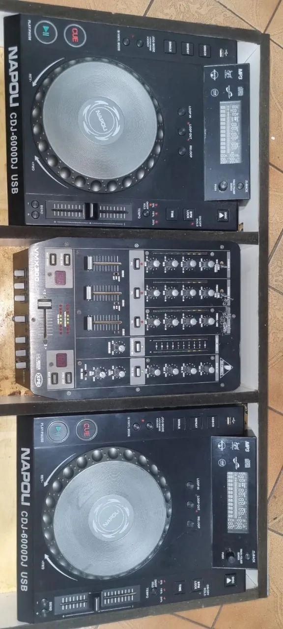 NAPOLI CDJ-6000DJ USB COM MIXER VMX-300USB.