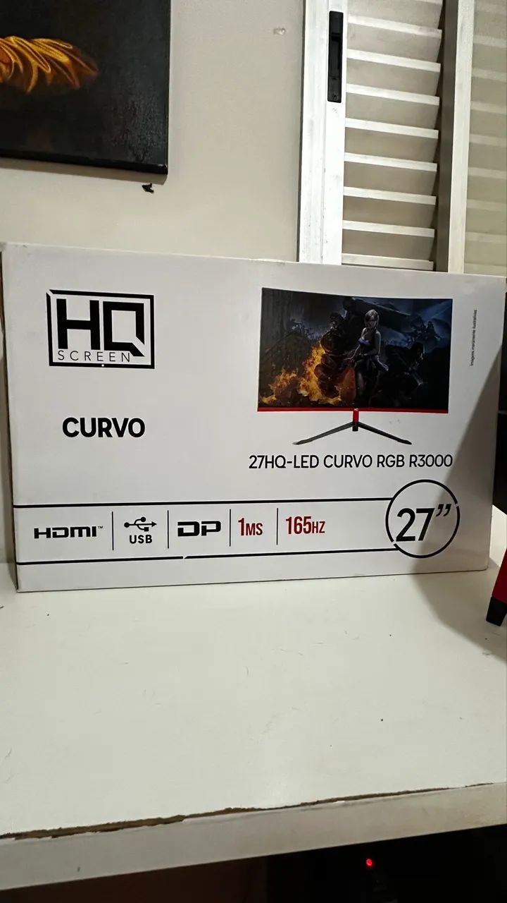 Monitor 27 165hz parou de funcionar 