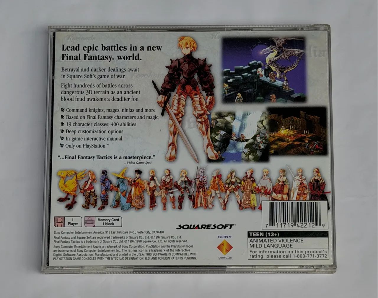 Final Fantasy Tactics Ps1 Original Completo - Foto 5