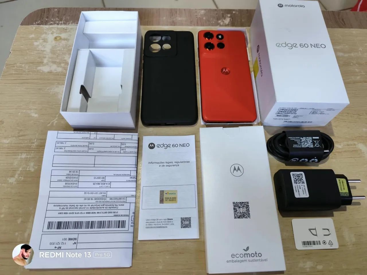 Moto Edge 60 Neo Na Caixa Com - Foto 2