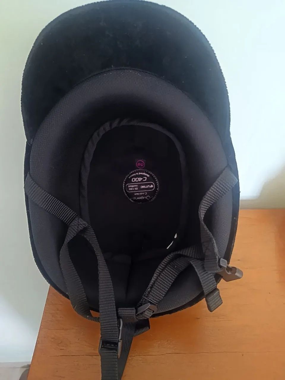 Capacete de equitação Fouganza C 400 infantil. - Foto 4