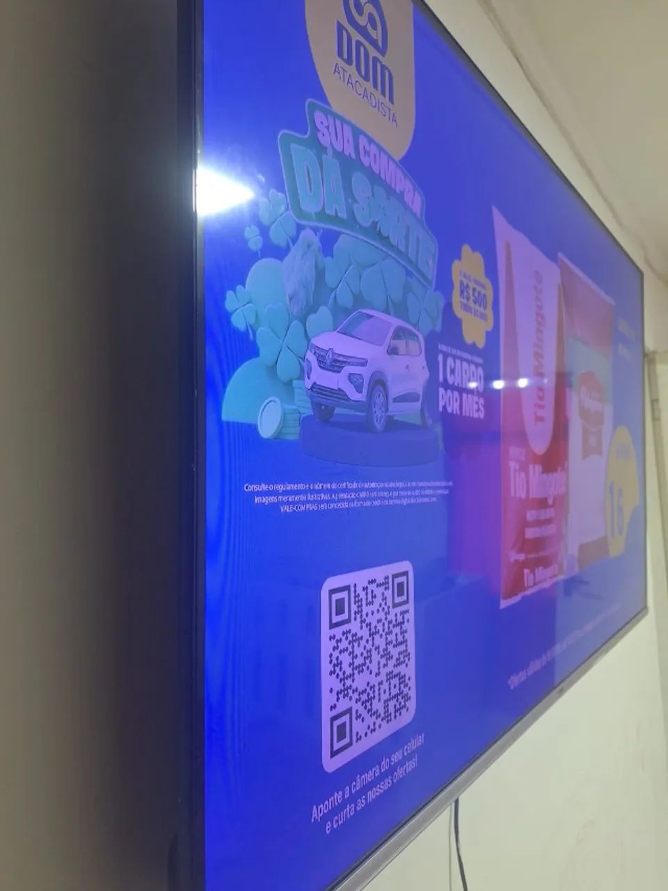 TV 58 polegadas 4k pra sair logo - Foto 2