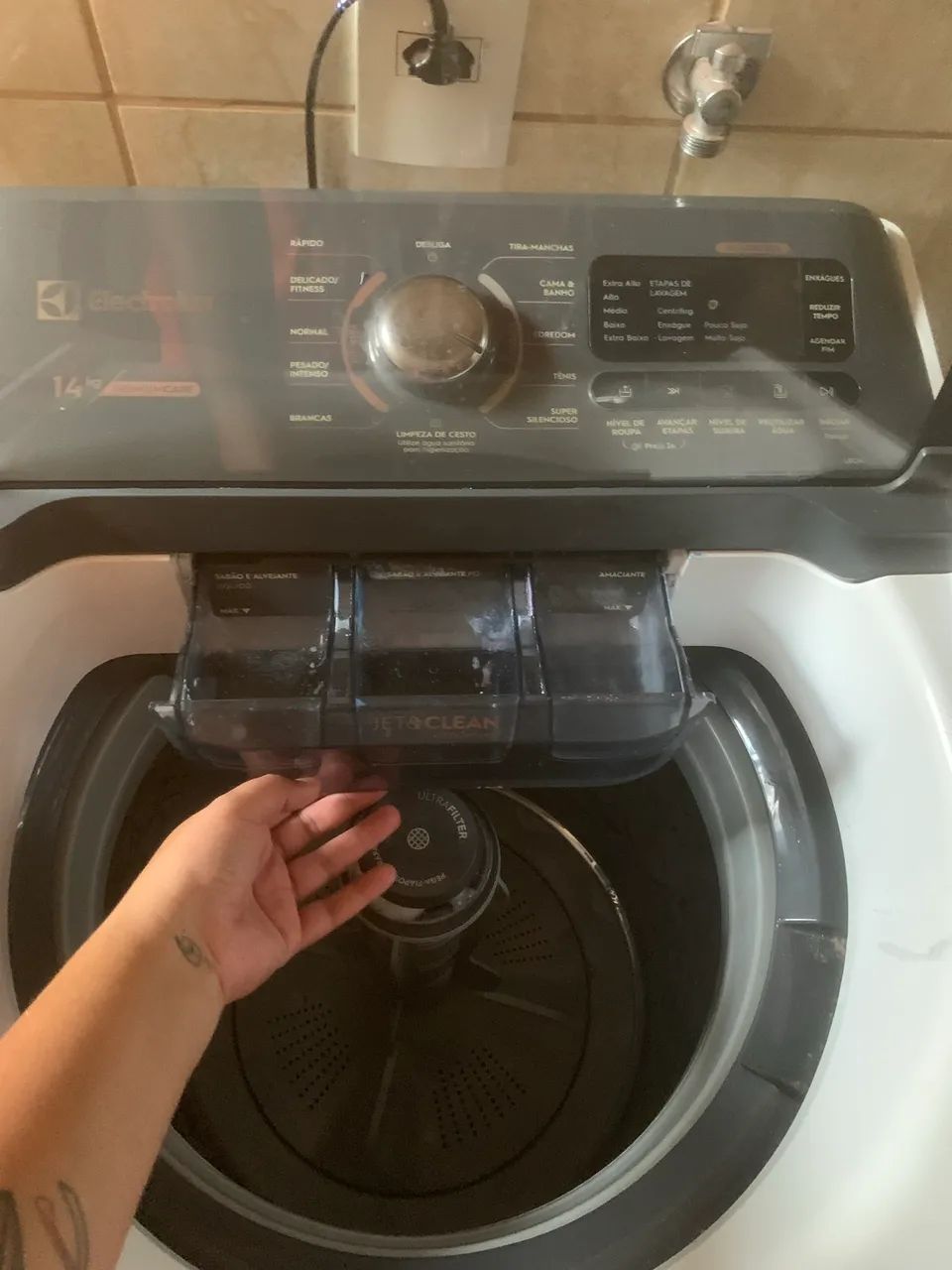 Máquina lavar Electrolux 14kg 