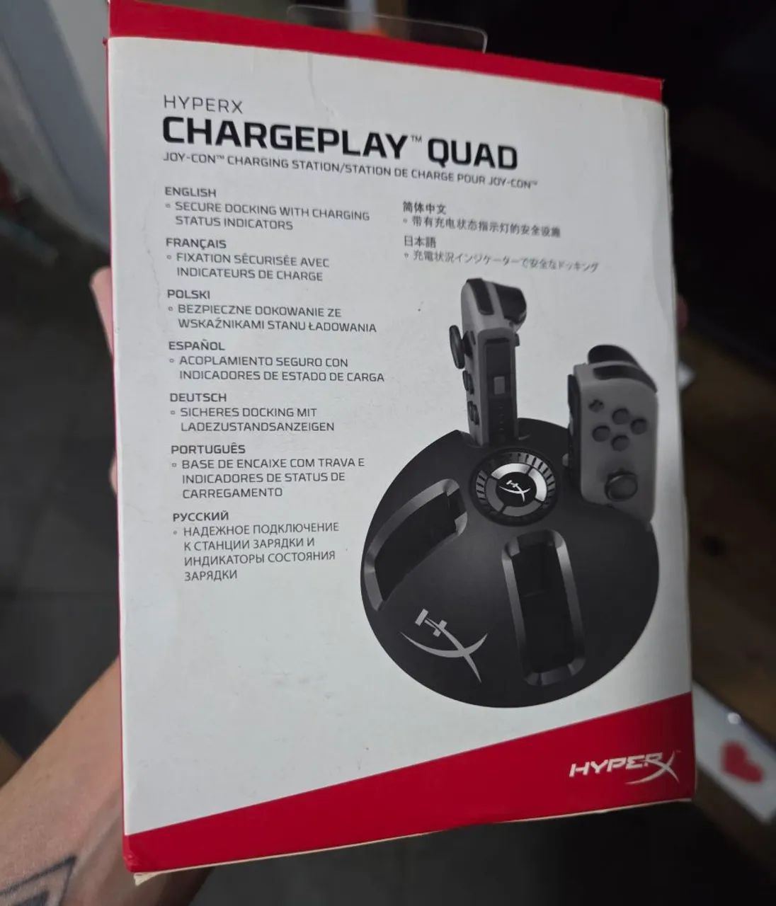Base Carregadora de Joycon para Switch - HyperX, item sem uso. - Foto 2