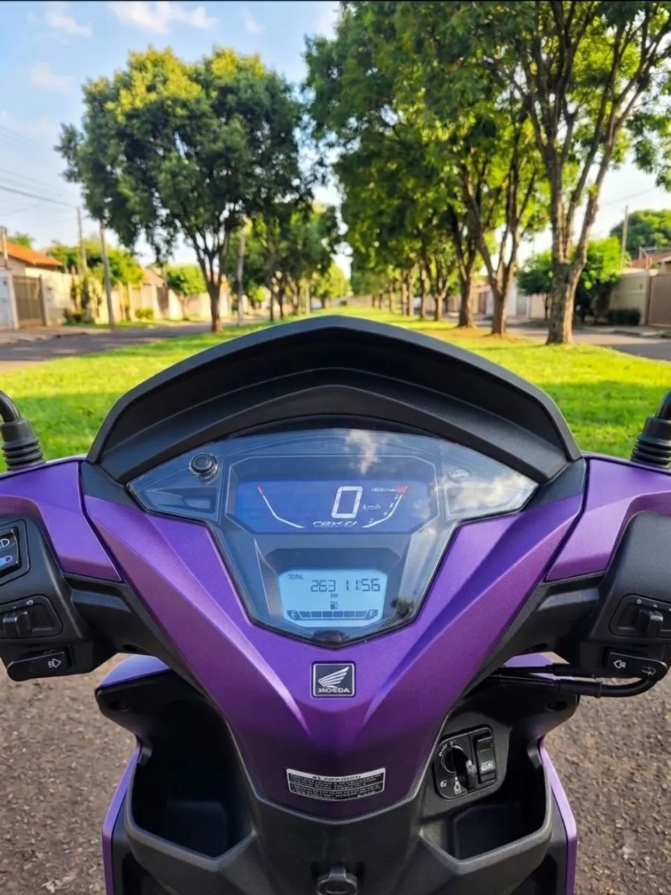 Honda Elite 125 Cor Roxa - ZERO - 2027 - Foto 5