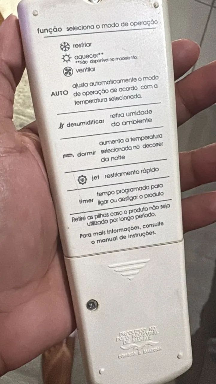 Ar condicionado Consul 7500 BTUs com controle  - Foto 4