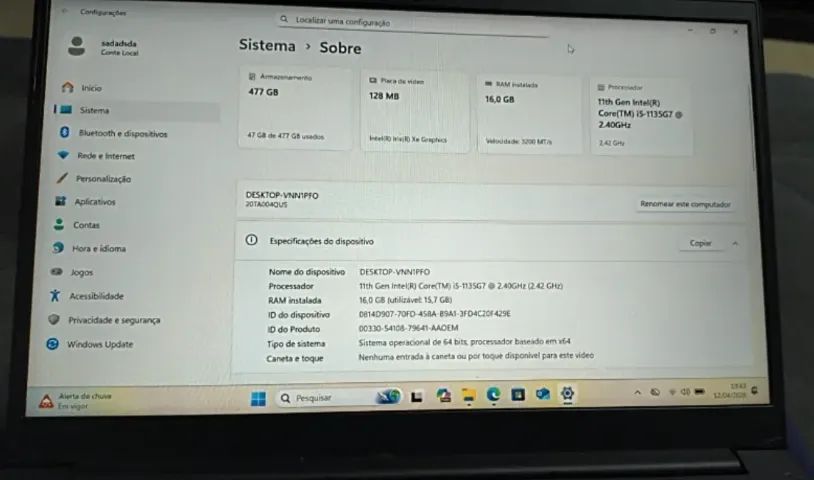 Notebook Lenovo ThinkPad E14 - Intel Core i5  16GB RAM  512GB SSD  Seminovo - Foto 4