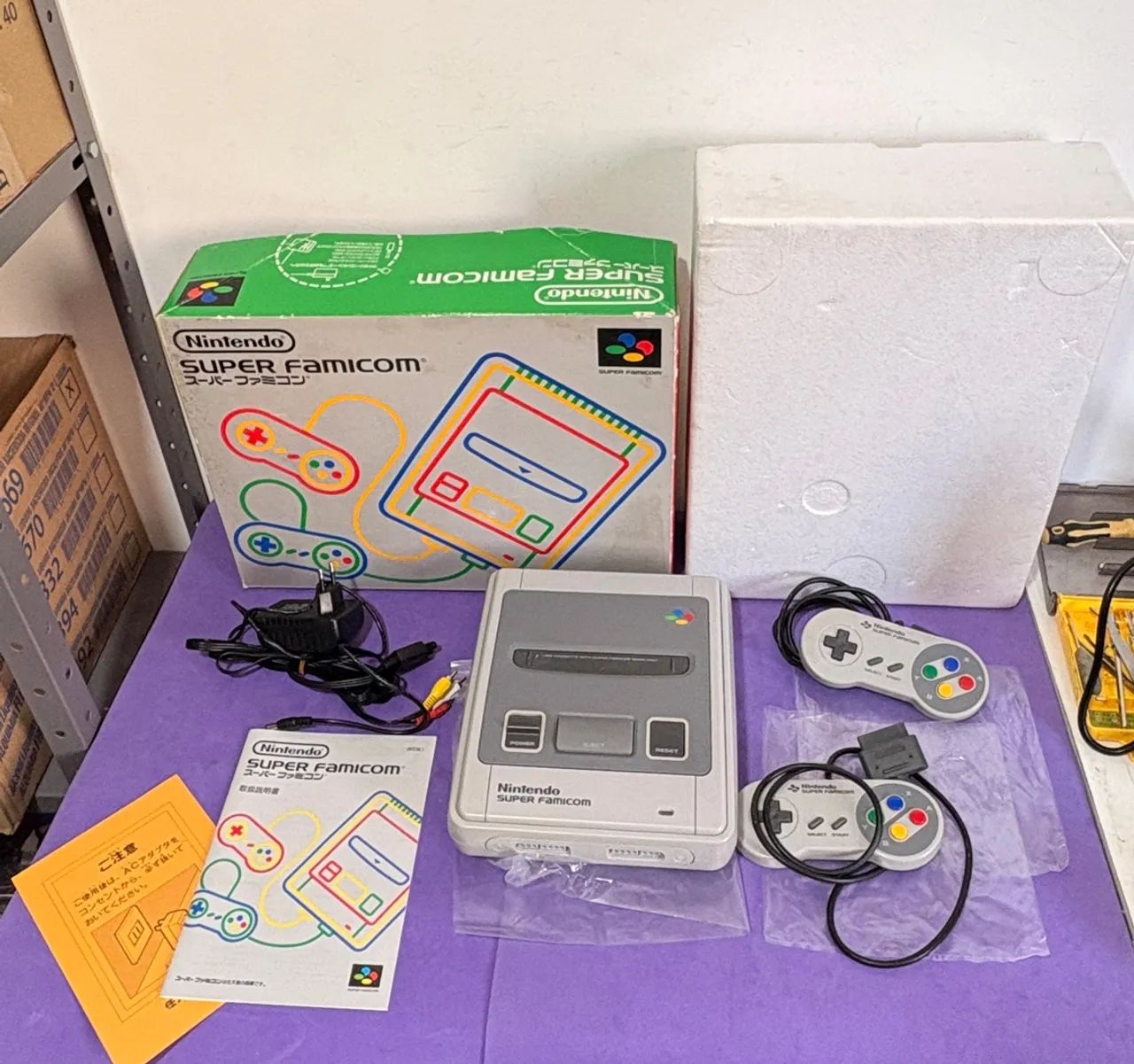 Console super famicom nintendo serial batendo