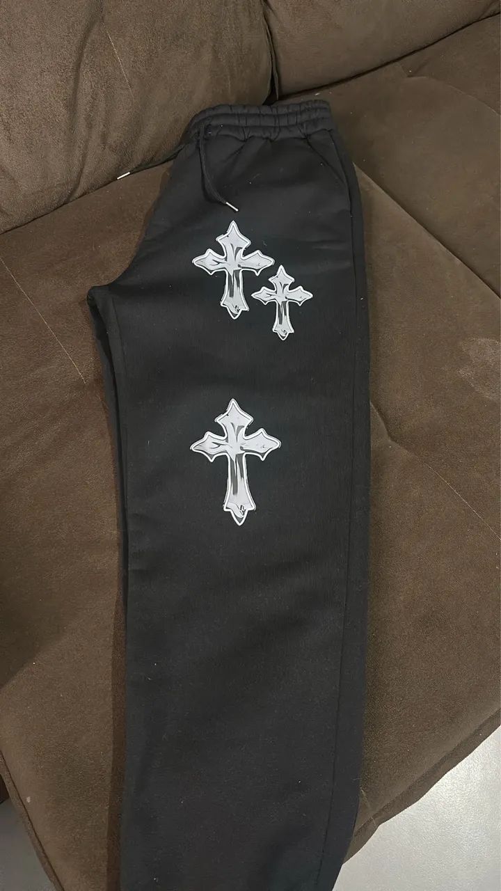 Calça moletom Chrome Hearts  - Foto 2