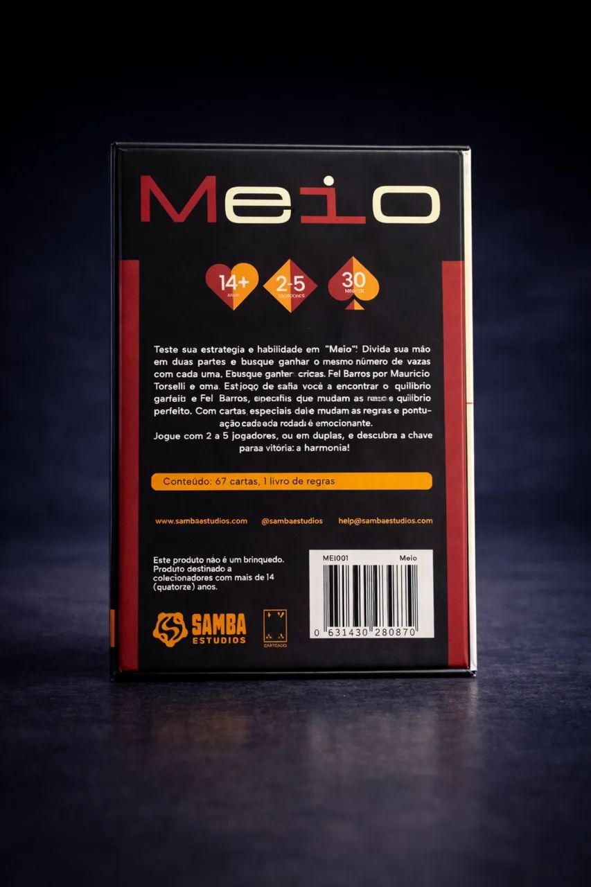 Jogo MEIO + Sleeves | Completo | Estado Impecável - Foto 3