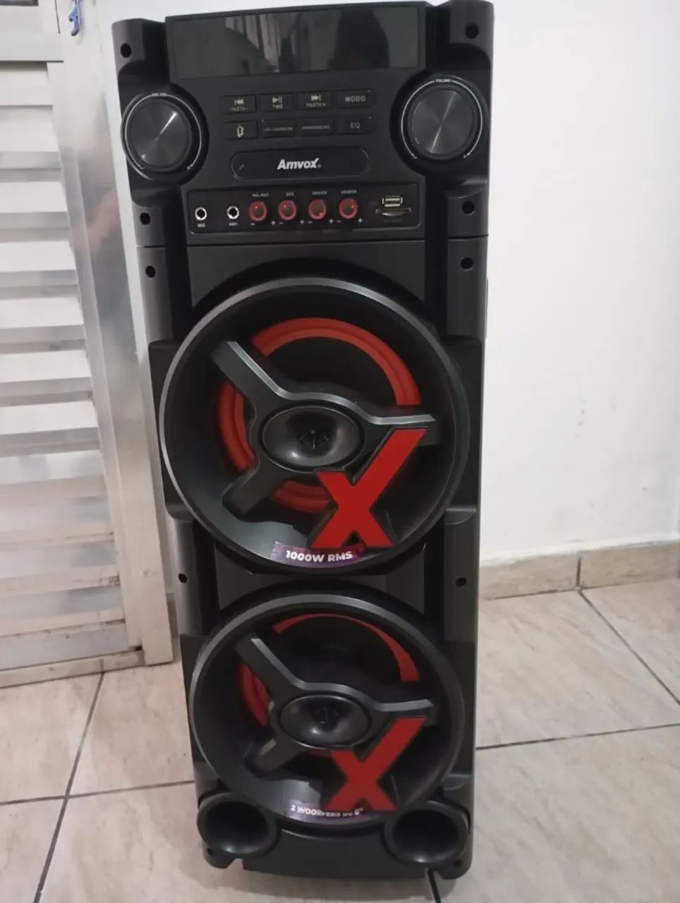 Caixa som Amvox praticamente zera/com fio /bluetooth aceito proposta - Foto 2