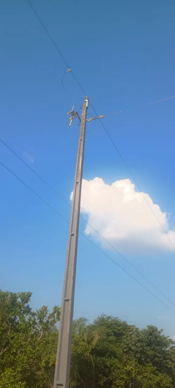 Contrução de rede elétrica rural 
