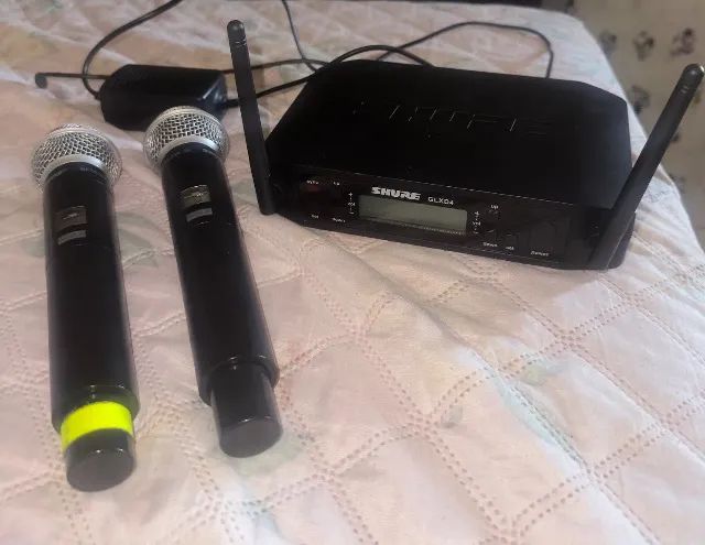 MICROFONE SHURE GLXD4 DUPLO KIT