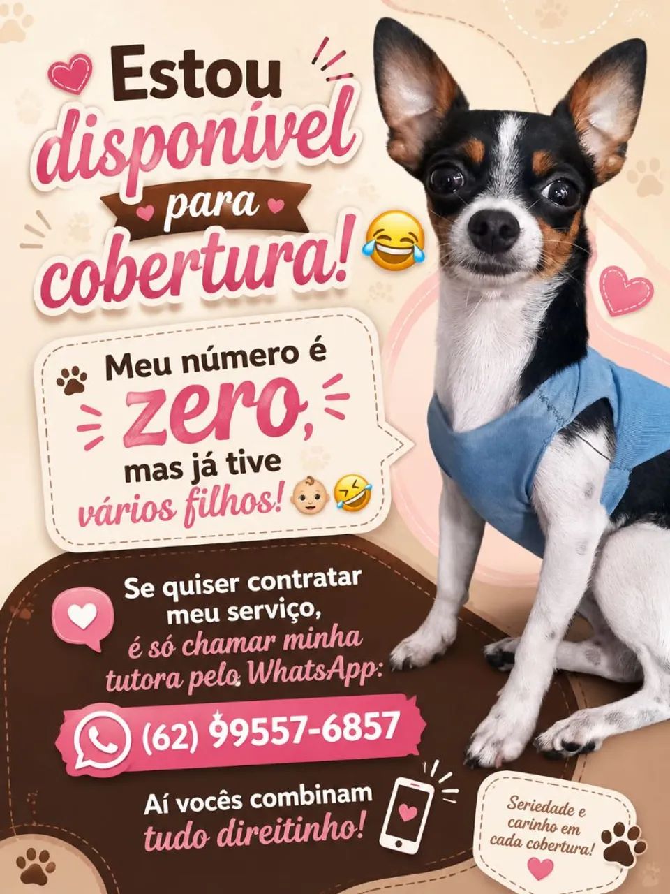 Pinscher para cobertura 