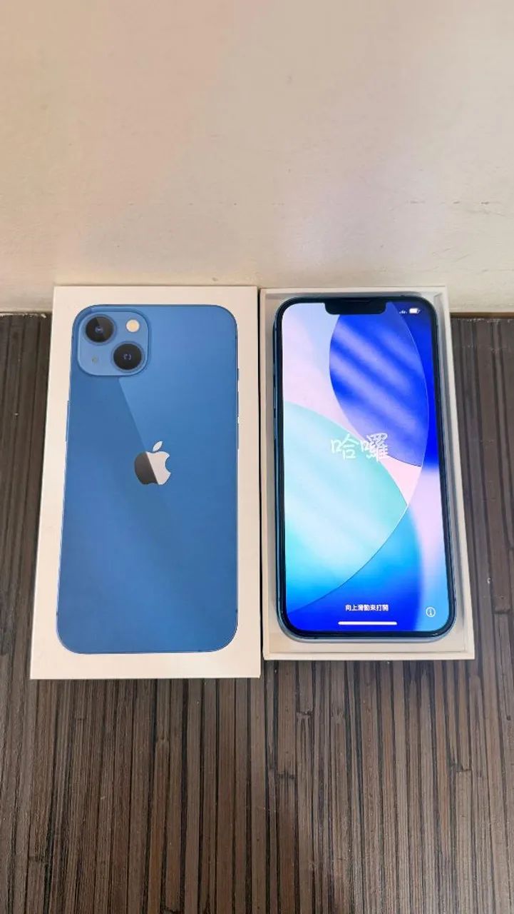 iPhone 13 128GB Azul | Bateria 89% Original | Caixa + Cabo