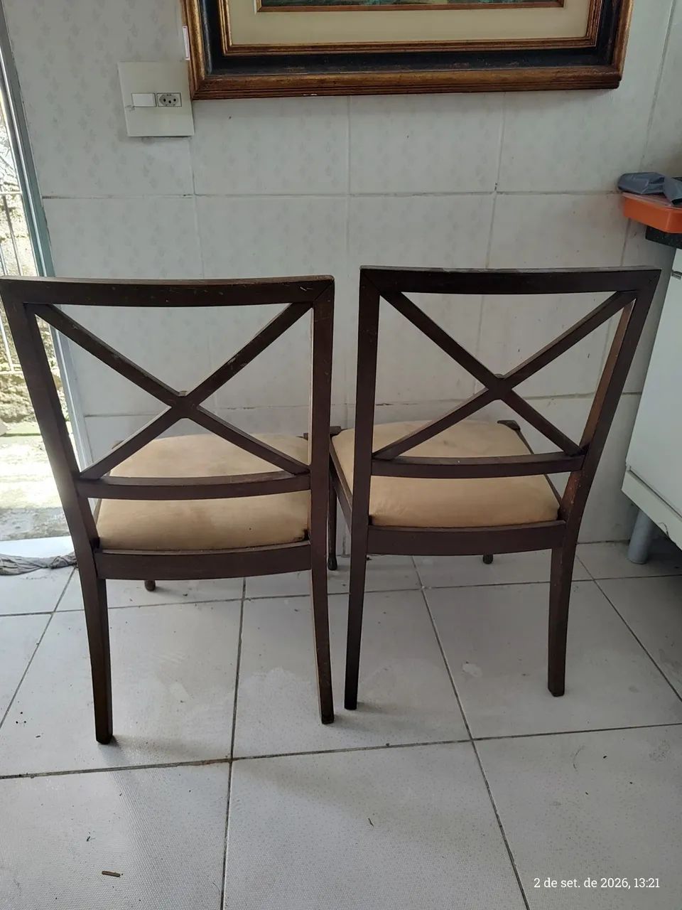 Cadeiras o par no estado  - Foto 2