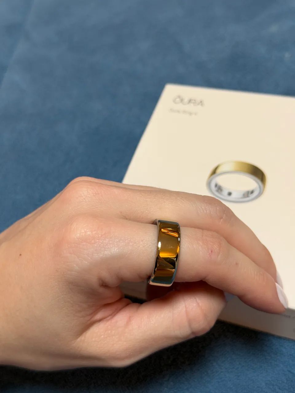 Oura ring 4 Gold tamanho 8 - Foto 3