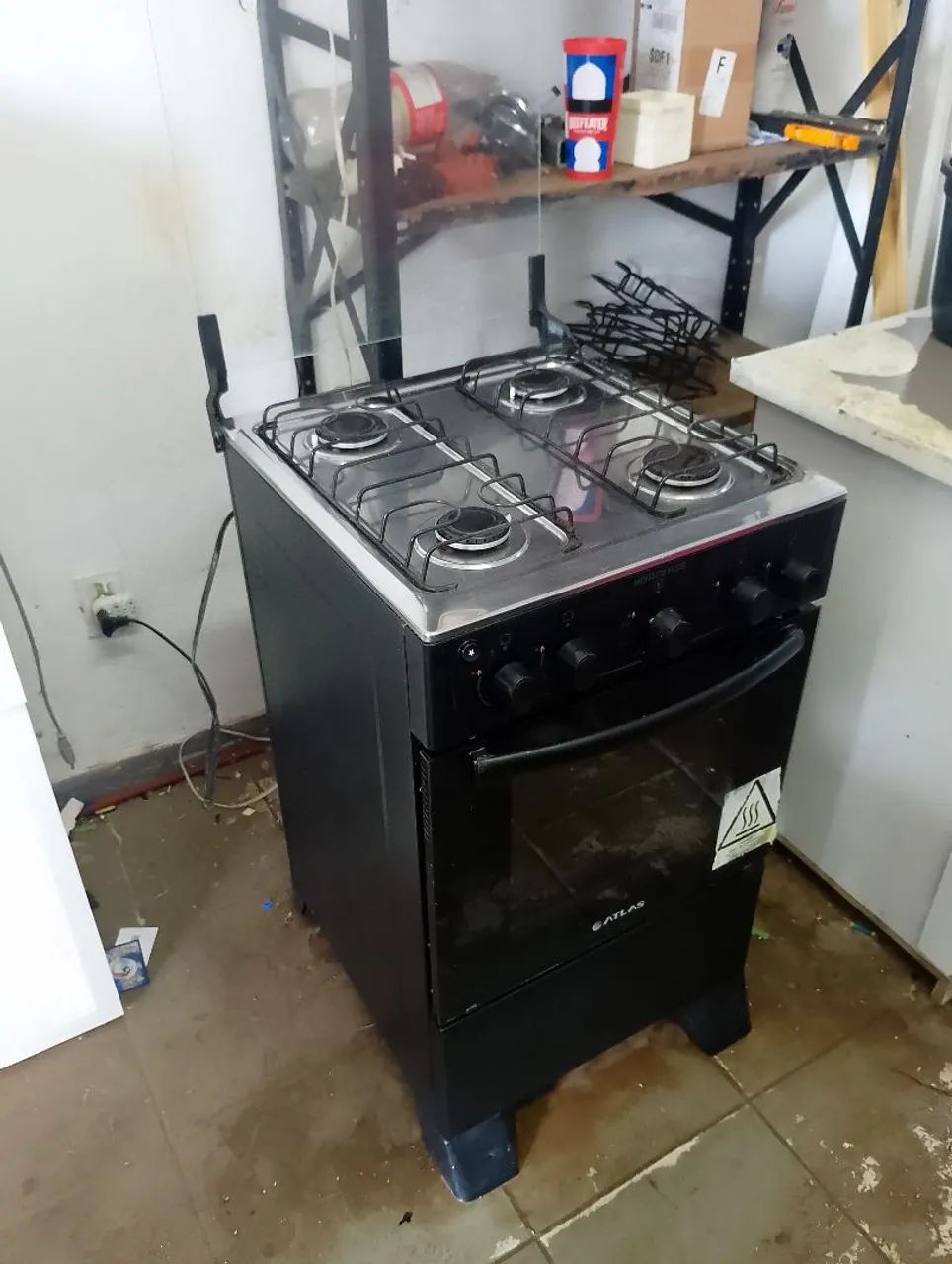 Fogão Atlas 4 bocas Mônaco plus acendimento elétrico só $350