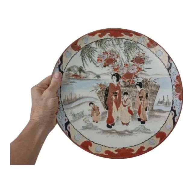 Antigo Prato Imari Porcelana Japão 1920/30 Coleção Decoração - Foto 5