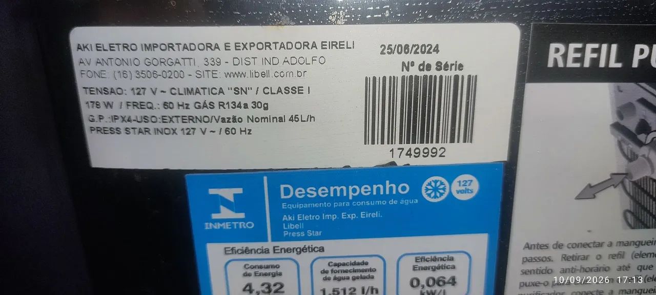 Bebedouro INOX zero nunca usado "LEIA TUDO" - Foto 2