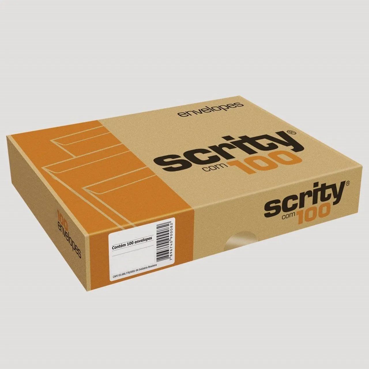 Envelope Saco Off Set Branco SOF723 162X229 Scrity 100 Unidades