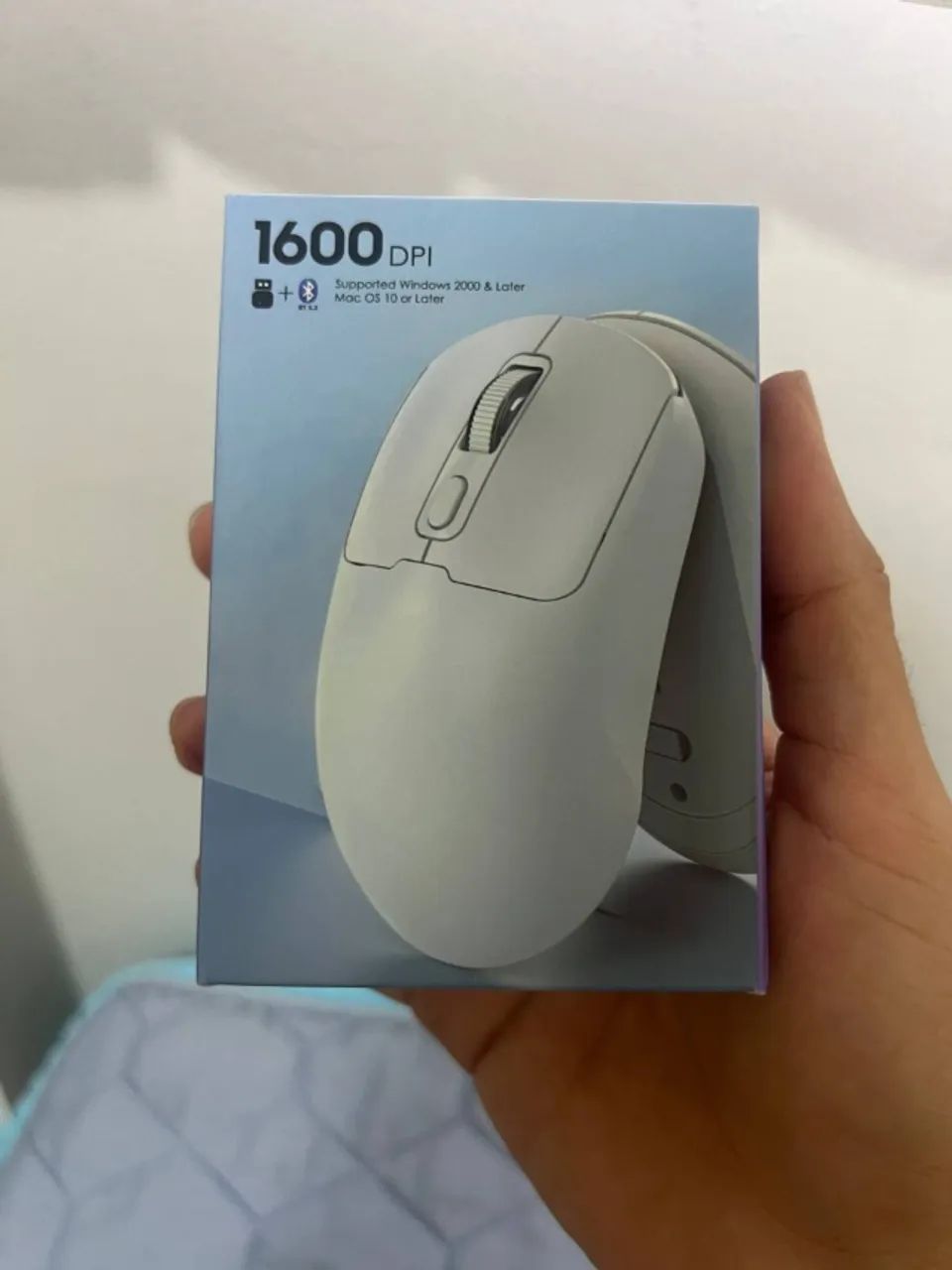 Mouse Bluetooth / Lacrado / 1600 DPI / + dougle USB