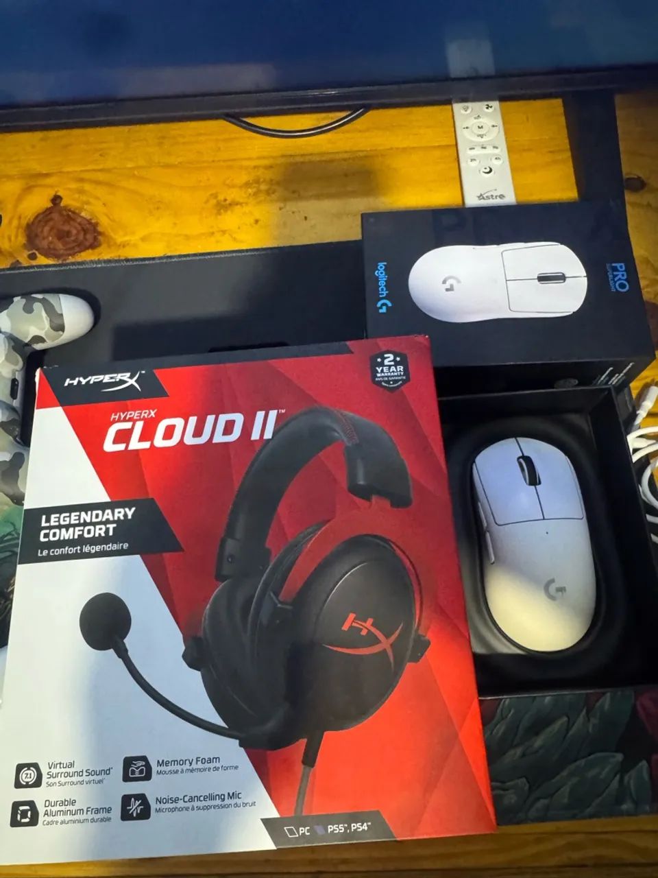 Logitech g pro - Hyperx cloud ll - Foto 2