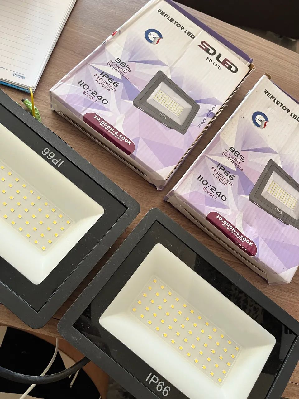 Refletor LED SD (Kit com 4) - Foto 4