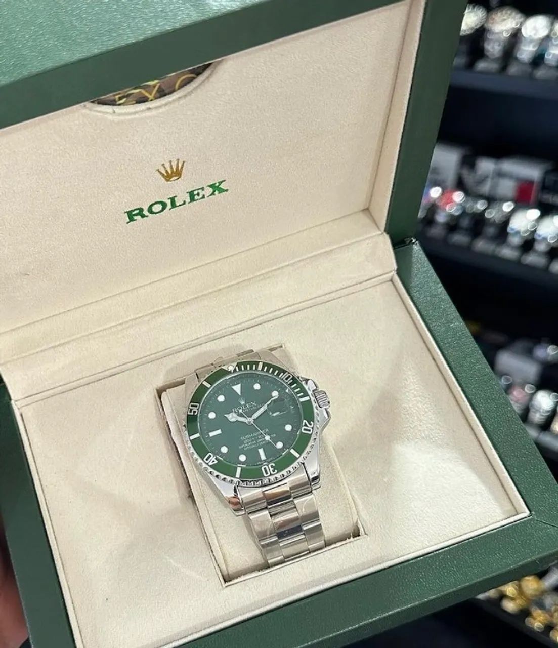 ROLEX SUBMARINER VERDE+ MALETA ORIGINAL - Foto 3