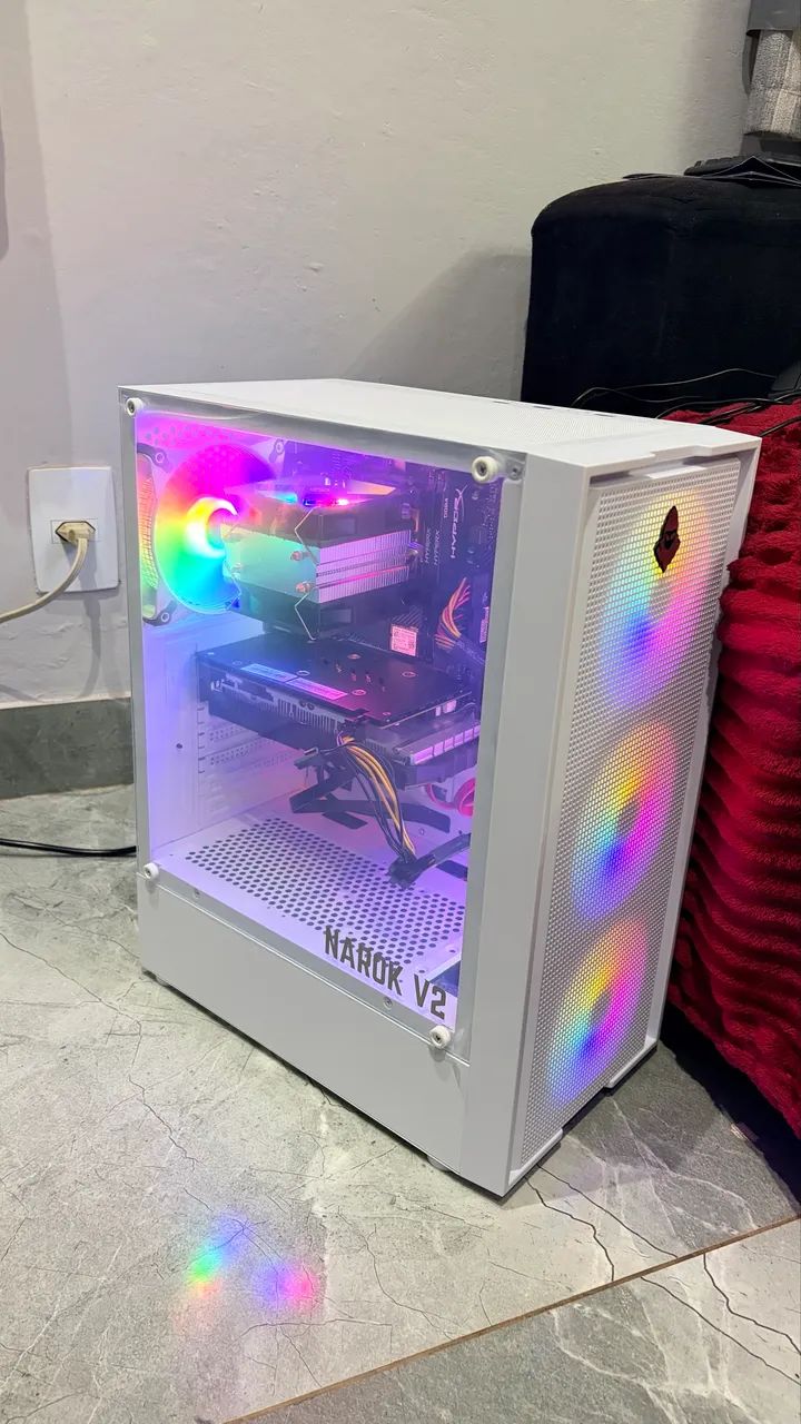 PC GAMER TOP I5 10400F + RX580 BARATO PRA HJ