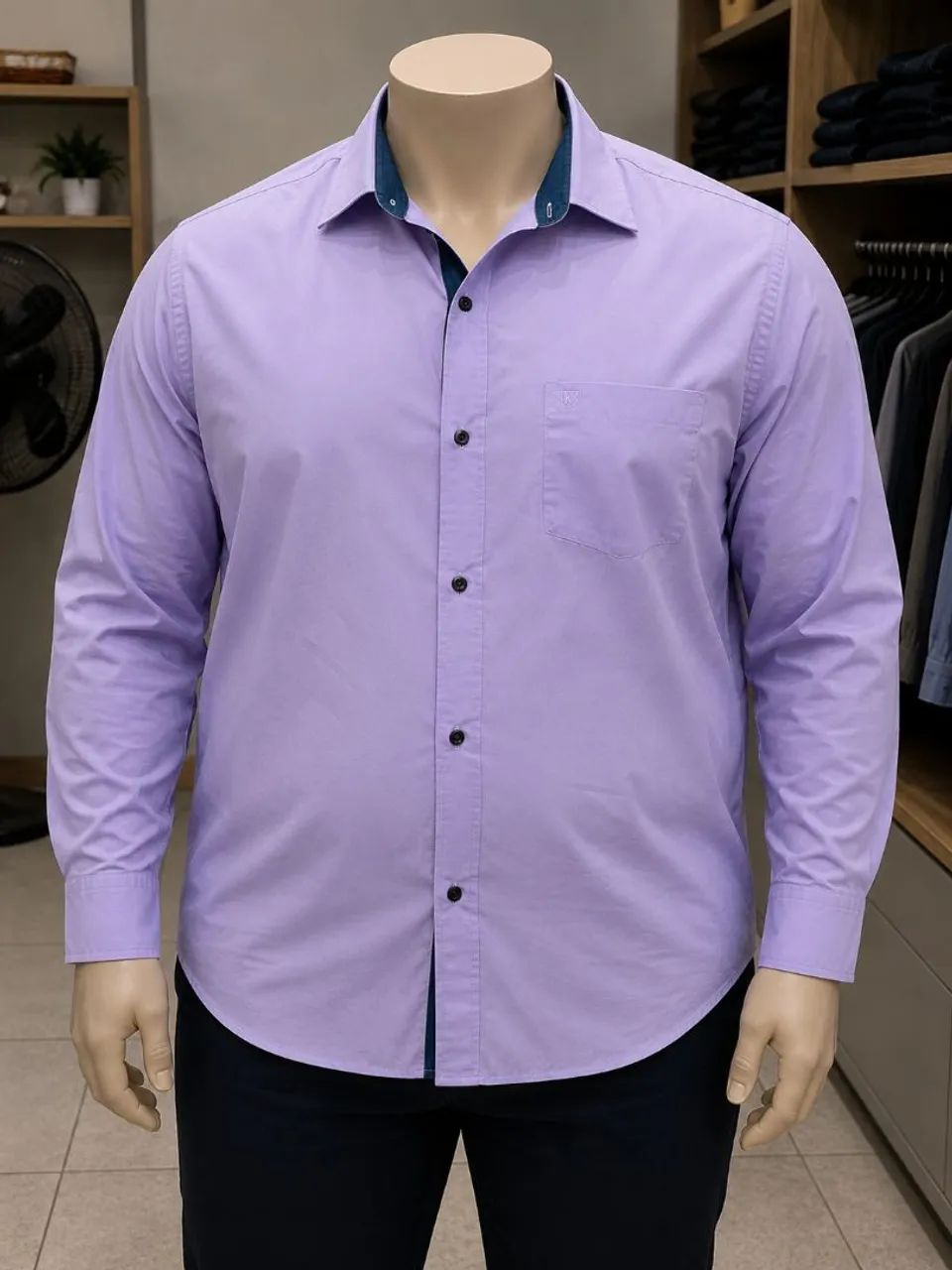 Camisa social semi nova plus size GG 