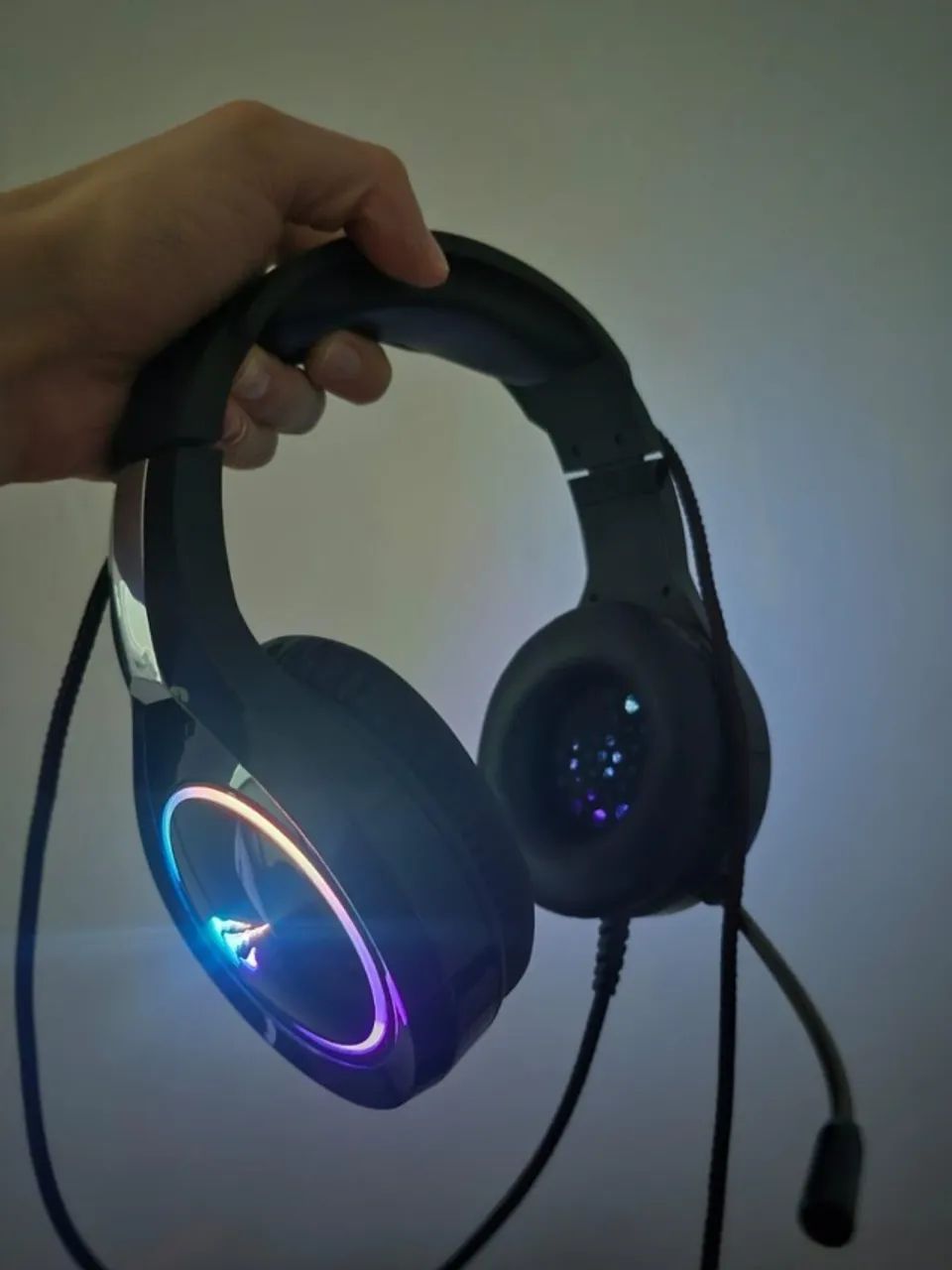 Headset Gamer Havit com Fio | RGB e Driver 50mm - Foto 3