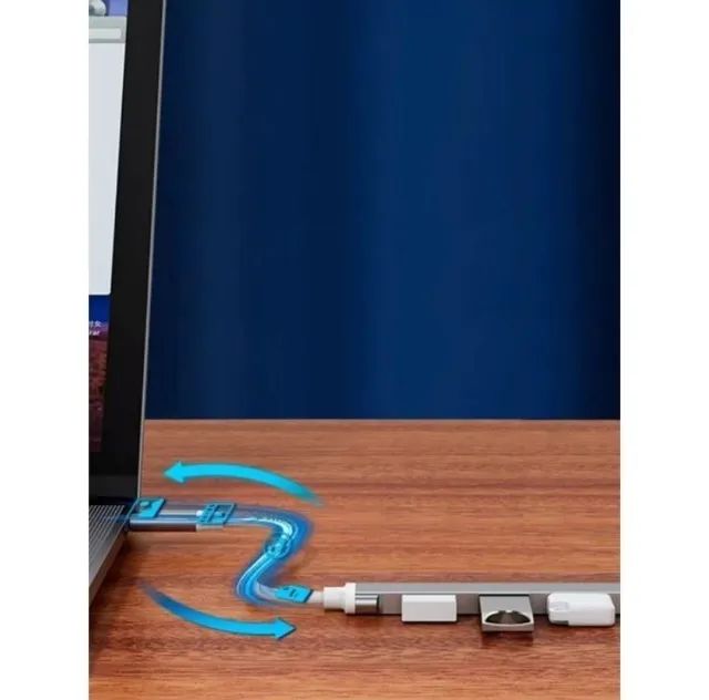 Usb Type-c 4 Portas Usb 3.0 5 Gbps  - Foto 4