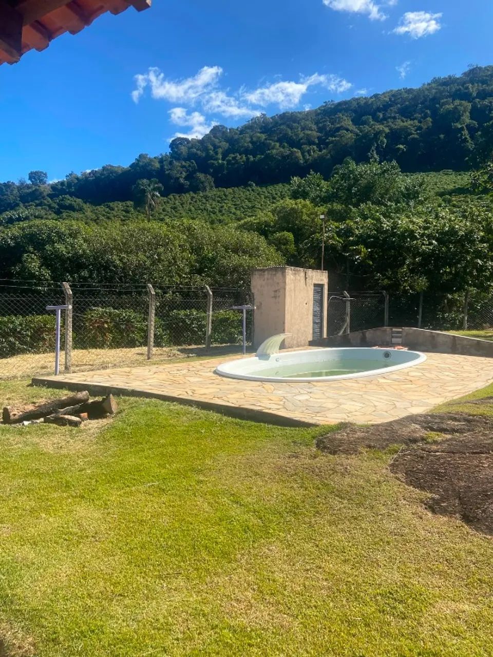 Sitio produzindo café