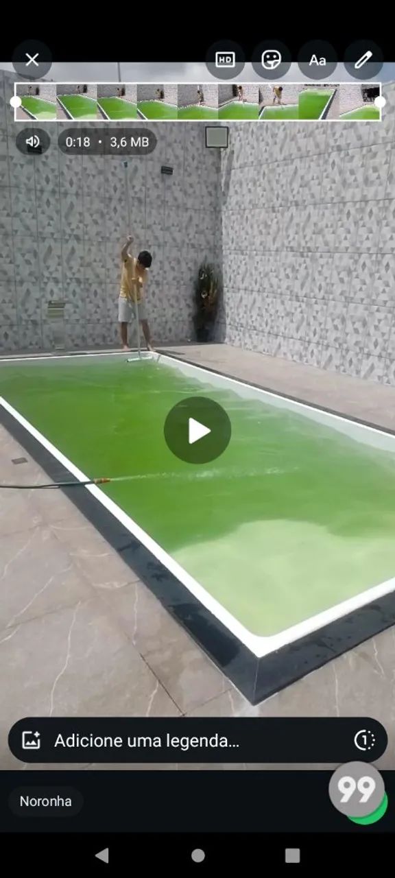 Piscineiro profissional na ária  - Foto 2