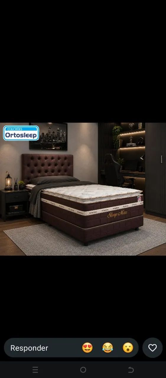 Cama solteiro sleep pocket
