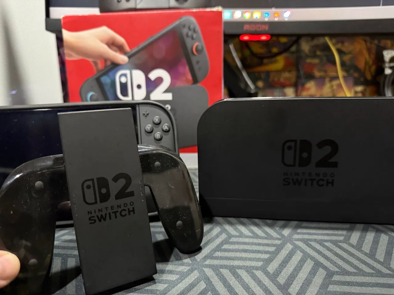 Nintendo Switch 2 c/ 2 jogos - Foto 4