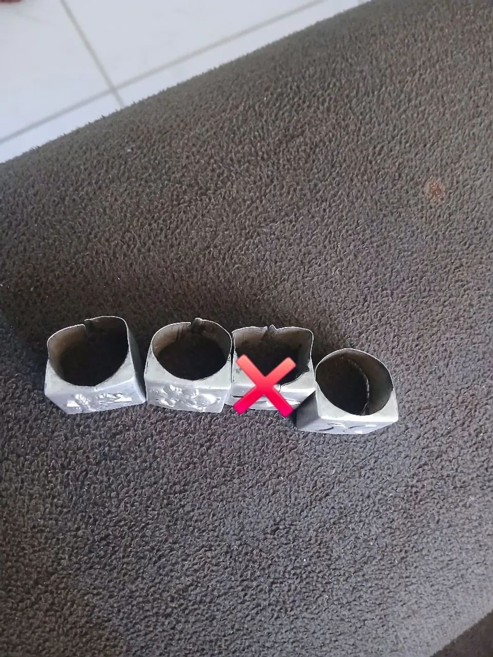 3 Dedeiras de Prata ocas - Foto 2