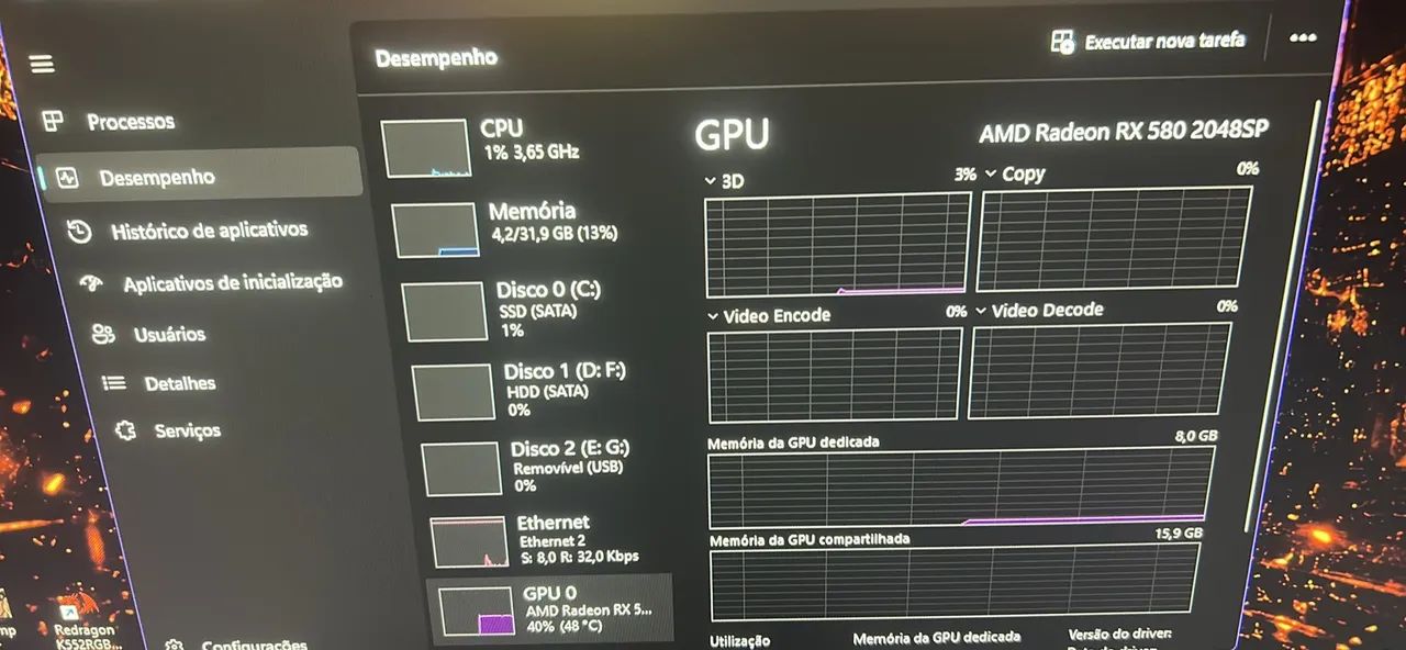 Pc gamer Completo No preço  - Foto 5