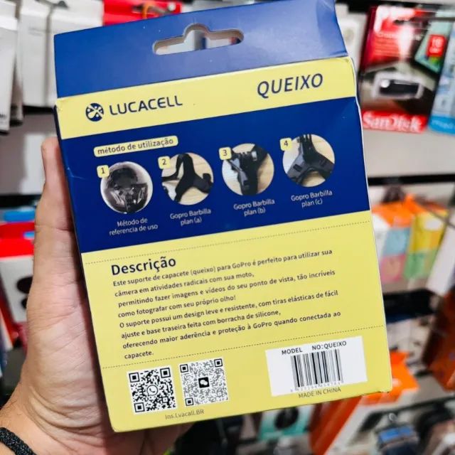 Suporte de Celular para queixo de capacete de moto - Foto 2