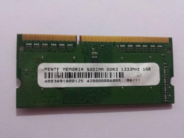 Memoria ddr3 1gb para notebook