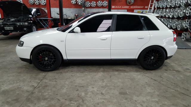 Audi A3 Turbo 253 CV Rodas 18, DVD Pioneer Preparação leve, impecável!!! - Foto 4