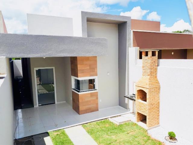 Linda casa 3 quartos 2 banheiros fino acabamento com documentação inclusa