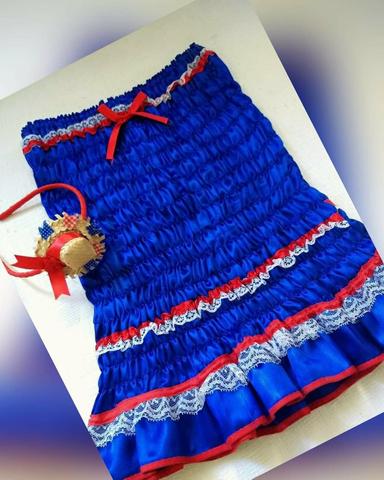 Vendo blusa junina adulto ou infanto juvenil