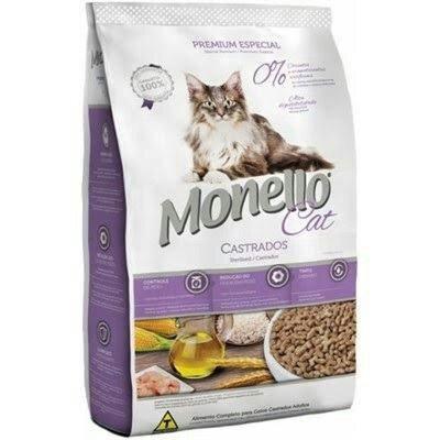 Ração Monello Cat Castrados 10,1kg