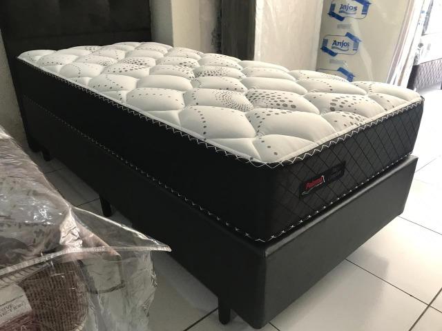 Cama Box Solteiro Maxconfort Palemax em Molas - Peça Nova! - Foto 3