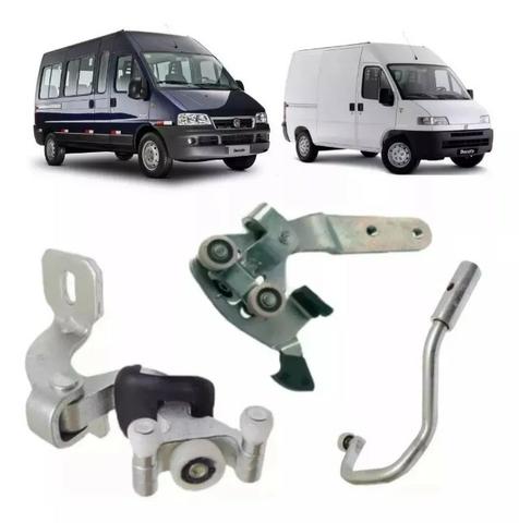 Kit Guia Carrinho da Porta Lateral Correr Ducato 2005 a 2015