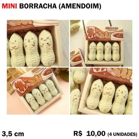 Mini Borracha Amendoim (4 Unidades)