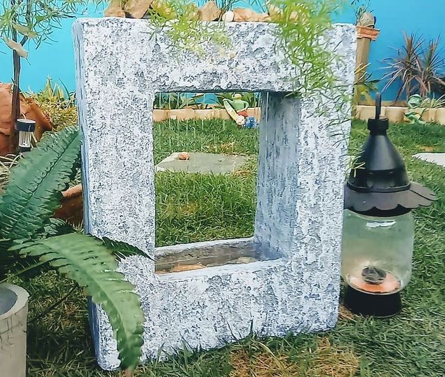 Fonte de água decorativa e vaso jardineira - Foto 5